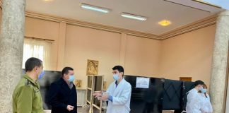 FOTO Primele vaccinări împotriva COVID-19 la centrul fix organizat în cadrul Cercului Militar Focșani