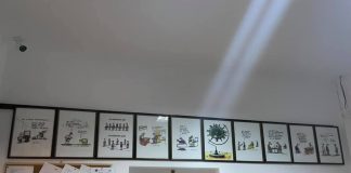 FOTO Inedit la Pufești: expoziție de caricatură în sediul primăriei