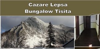 Ofertă de cazare pentru pasionații de drumeții, la intrarea în Rezervația Naturală Tișița