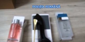 VIDEO Vrâncean prins de polițiștii buzoieni cu un camion plină de parfumuri contrafăcute