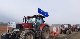 Protest cu tractoarele, astăzi, la Palatul Parlamentului