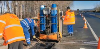 VIDEO Asfaltare pe DN2 cu tehnologia infraroșu