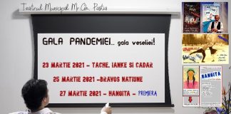 Trei comedii la preț de două, la Teatrul Focșani