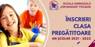 Școala ”Ion Basgan” din Focșani așteaptă copiii să se înscrie la clasa pregătitoare