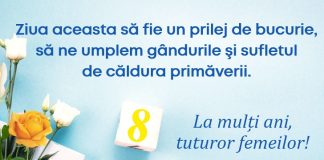 Raluca Ioan, senator: ”La Mulți Ani tuturor femeilor!”