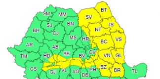 Meteo: intensificări de vânt în tot județul și viscol la munte
