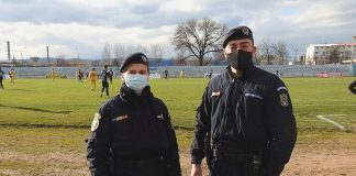 Jandarmii vor supraveghea meciul de fotbal de sâmbătă, de pe Stadionul ”Milcovul”, chiar dacă nu vor fi spectatori