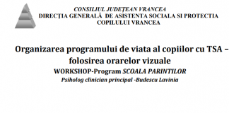 Instruire pentru părinții care au copii cu tulburări de spectru autist