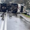 autoutilitară rasturnata