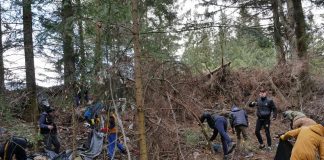 FOTO Curățenie generală în Poiana Punga din Soveja