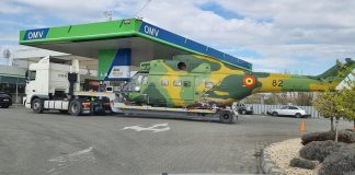 Cu elicopterul la benzinărie