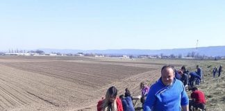 FOTO Elevi și cadre didactice au plantat aproape 2.000 de puieți la Pufești