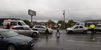 ULTIMA ORĂ VIDEO-FOTO Trafic îngreunat pe centura Focșaniului, din cauza unui accident