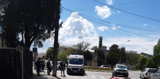 VIDEO Momentul producerii accidentului de motocicletă în sensul giratoriu de la Bancpost