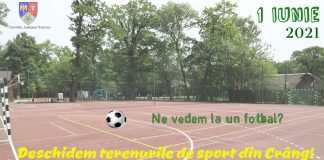 Se redeschid terenurile de sport din Crângul Petrești