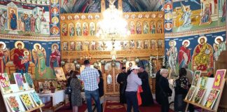 Expoziție de tablouri a tinerilor talentați de la Centrul ”Sfânta Maria” Golești