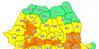 ULTIMA ORĂ Meteo: cod portocaliu de ploi în mare parte din județ