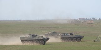 Exercițiul Justice Sword 21, al militarilor Brigăzii 282 Focșani, în prezența președintelui Klaus Iohannis