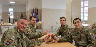 FOTO Sărbători pascale în Polonia pentru militarii vrânceni aflați în misiune