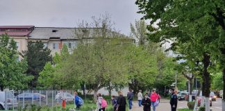 FOTO Examenele de evaluare ale elevilor din clasa a VI-a, sub supravegherea polițiștilor