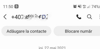 Atenție! A apărut o nouă metodă de înșelătorie prin sms!