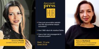 PressHub, ora 20:00 – interviu cu Raluca Durbacă, realizatoarea filmului documentar ”Certitudinea probabilităților”