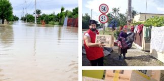 Crucea Roșie Vrancea, solidară cu familiile din Biliești, lovite de inundații