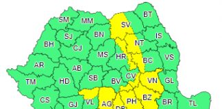 Vremea se schimbă din nou. Ne așteptăm la ploi, descărcări electrice și grindină
