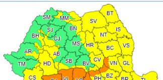 ULTIMA ORĂ Cod portocaliu de averse și vijelii în Munții Vrancei
