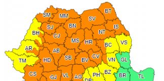 O nouă zi cu disconfort termic și vijelii