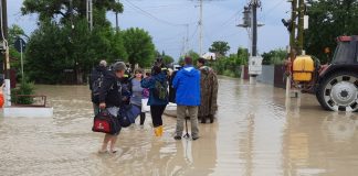 VIDEO Comuna Biliești, sub ape