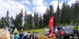 FOTO ”Lecție” în aer liber, predată de salvamontiștii vrânceni