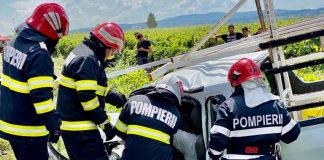 FOTO Pompierii au intervenit cu patru echipaje la accidentul rutier mortal de pe E85