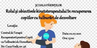 Despre kinetoterapie, la ”Școala părinților”