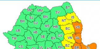 Un nou Cod galben de ploi însemnate cantitativ