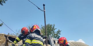 FOTO Locuință din Odobești, cuprinsă de flăcări