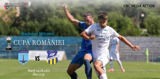 Fotbal: meci de Cupa României, astăzi, pe stadionul Milcovul