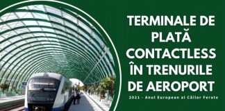 Nou: plata cu cardul, direct în tren, pe ruta București Nord – Aeroportul Otopeni