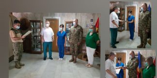 Trei cadre ale Spitalului Militar Focșani au primit Emblema de Onoare de Ziua Medicinei Militare