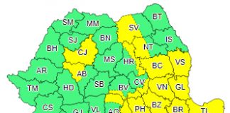 Cod galben de instabilitate atmosferică accentuată