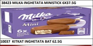 Alte loturi de înghețată retrase de pe piață