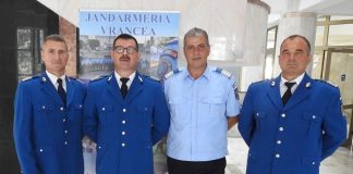 Patru jandarmi vrânceni au ieșit la pensie