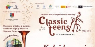 ”Classic for Teens” continuă la Focșani până pe 20 septembrie
