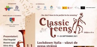Un nou concert ”CLASSIC FOR TEENS”, la Focșani
