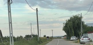 FOTO Marcaj ”special” pe o stradă din Odobești