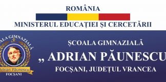 Înscrieri la programul educațional ”A Doua Șansă” la Școala Gimnazială ”Adrian Păunescu” (Nr. 7) din Focșani