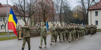 Schimb de ștafetă în misiunea din Polonia: militarii vrânceni, înlocuiți de colegii lor din Dobrogea