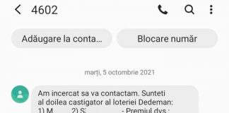 Alertă de mesaje cu false câștiguri la o loterie inexistentă