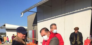 FOTO PSD, în campanie pre-electorală la Târgul Duminical din Dumbrăveni