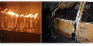 Două incendii lichidate azi noapte de pompierii vrânceni